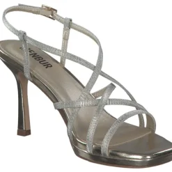 Menbur 24770, Plateau-Sandaletten, Damen, gold