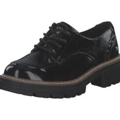 Mustang 1437301-902, Schnürschuhe, Damen, Schwarz (Black)