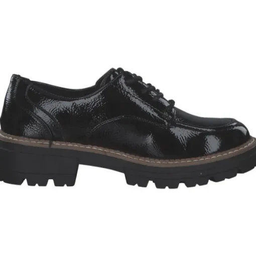 Mustang 1437301-902, Schnürschuhe, Damen, Schwarz (Black)