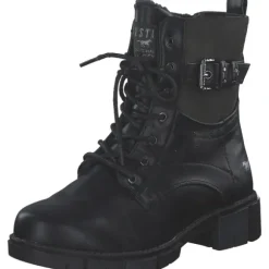 Mustang 1443601-9, Schnürstiefel, Damen, Schwarz