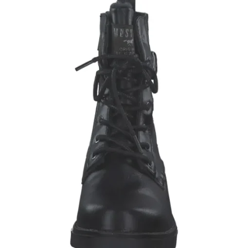 Mustang 1443601-9, Schnürstiefel, Damen, Schwarz