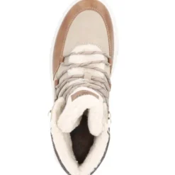 Mustang 1446601, Schnürstiefel, Damen, taupe