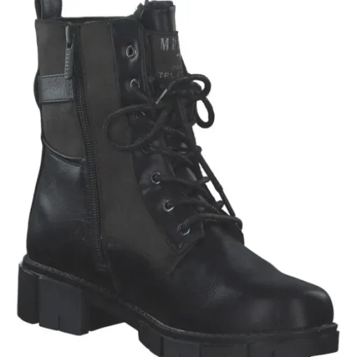 Mustang 1443601-9, Schnürstiefel, Damen, Schwarz