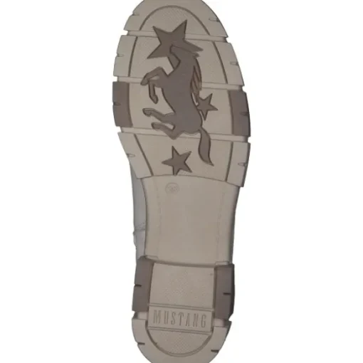 Mustang 1443602-243, Schnürstiefel, Damen, Beige (Ivory)