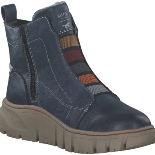 Mustang 1499606, Winterstiefeletten, Damen, blau