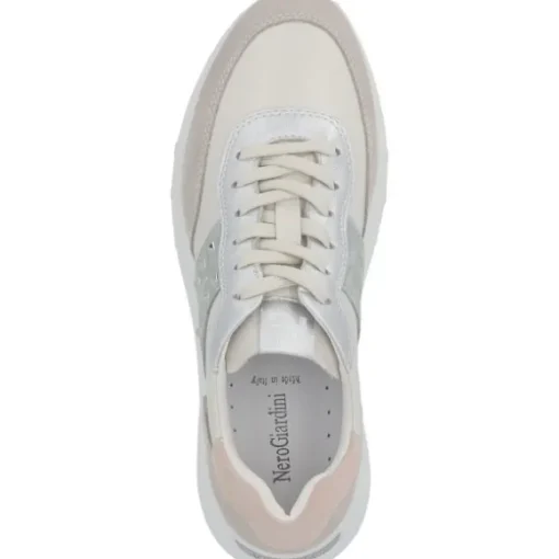NeroGiardini E409850D, Schnürschuhe, Damen, nuvola velvet (beige)