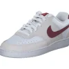 Nike Court Vision Low FQ7628, Schnürschuhe, Damen, Weiß