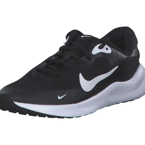 Nike FB7689-003 Revolution 7, Schnürschuhe, Kinder, black/white-white