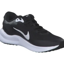 Nike FB7689-003 Revolution 7, Schnürschuhe, Kinder, black/white-white
