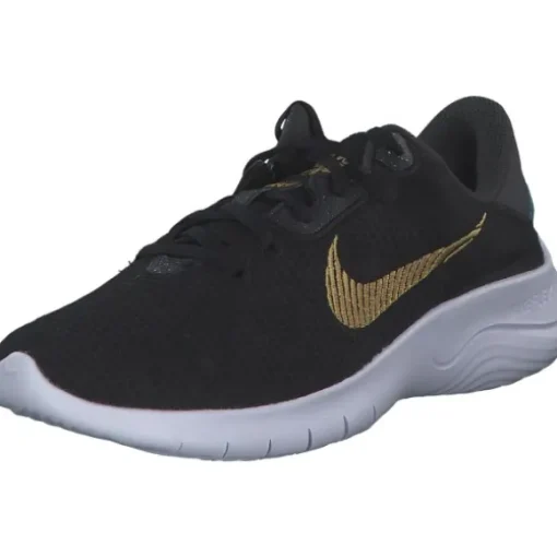 Nike Flex Experience Run 11 DD9283, Sneakers Low, Damen, black/wheat gold/dk smoke