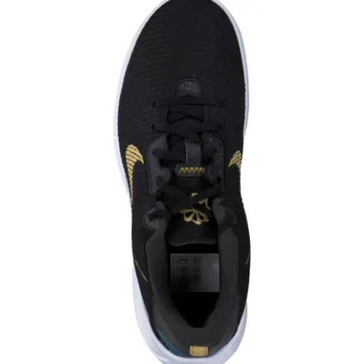 Nike Flex Experience Run 11 DD9283, Sneakers Low, Damen, black/wheat gold/dk smoke