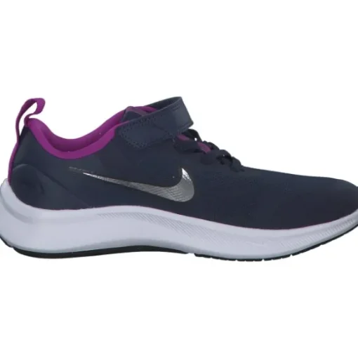 Nike Star Runner 3 DA2777 M, Sneakers Low, Kinder, midnight navy/metallic silver