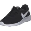Nike Tanjun DJ6257, Sneakers Low, Damen, black/white-barely volt/black