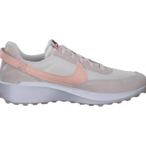 Nike Waffle Debut DH9523, Sneakers Low, Damen, lt soft pink/arctic orange