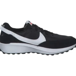 Nike Waffle Debut DH9523, Sneakers Low, Damen, BLACK/WHITE-ORANGE-CLEAR