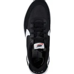 Nike Waffle Debut DH9523, Sneakers Low, Damen, BLACK/WHITE-ORANGE-CLEAR