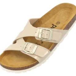 Palado Arrila, Pantoletten, Damen, Beige Lack
