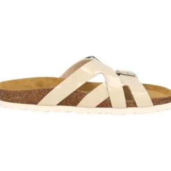 Palado Arrila, Pantoletten, Damen, Beige Lack