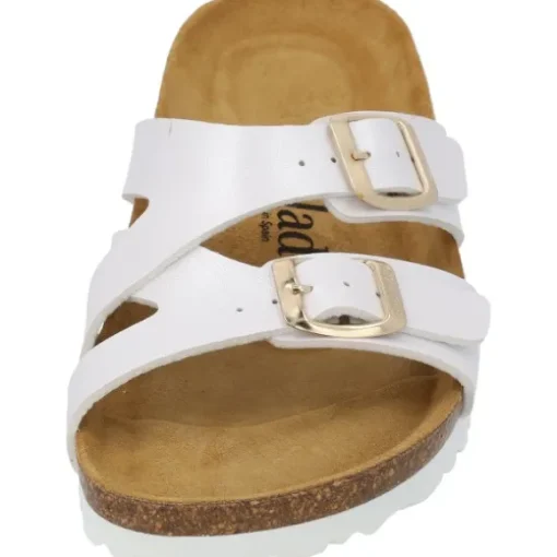 Palado Arrila, Pantoletten, Damen, Weiß Metallic