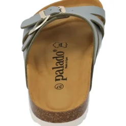 Palado Arrila, Pantoletten, Damen, Olive Metallic