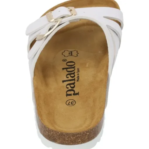 Palado Arrila, Pantoletten, Damen, Weiß Metallic