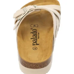 Palado Arrila PL, Plateau-Pantoletten, Damen, Beige Lack