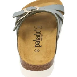 Palado Arrila PL, Plateau-Pantoletten, Damen, Olive Metallic