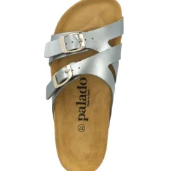 Palado Arrila PL, Plateau-Pantoletten, Damen, Olive Metallic