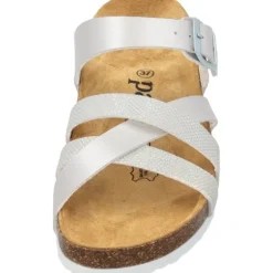 Palado Balmur, Pantoletten, Damen, Weiß Metallic