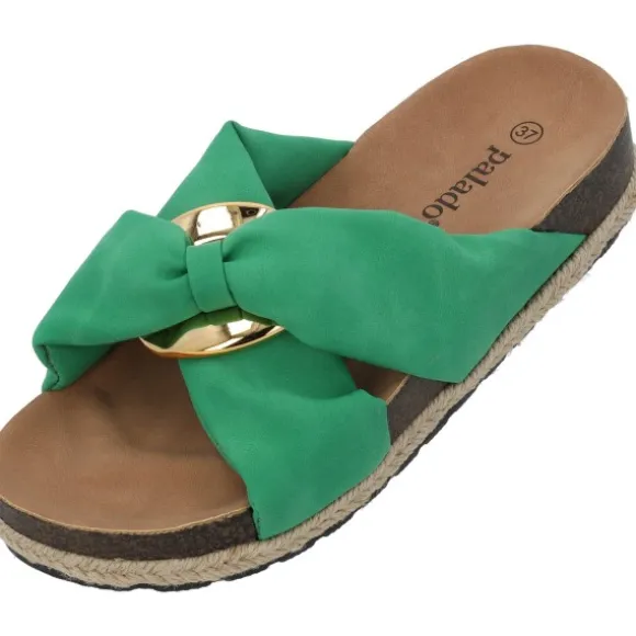 Palado Bandi, Pantoletten, Damen, Grün