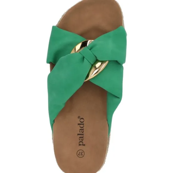 Palado Bandi, Pantoletten, Damen, Grün