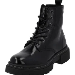 Palado Biak, Schnürstiefeletten, Damen, Schwarz Lack