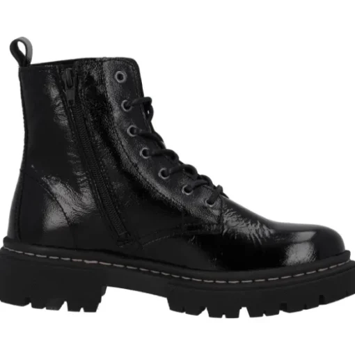 Palado Biak, Schnürstiefeletten, Damen, Schwarz Lack