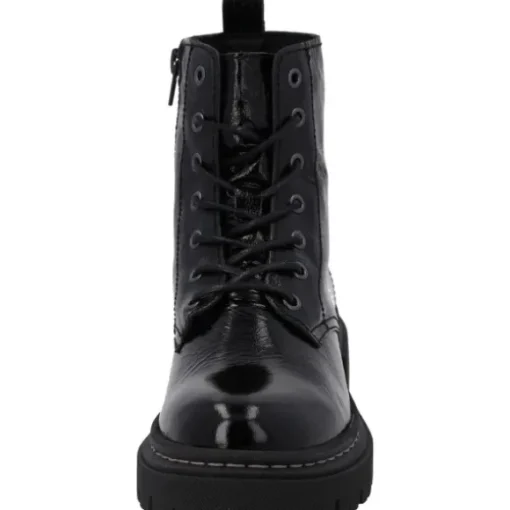 Palado Biak, Schnürstiefeletten, Damen, Schwarz Lack