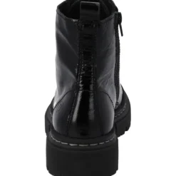 Palado Biak, Schnürstiefeletten, Damen, Schwarz Lack