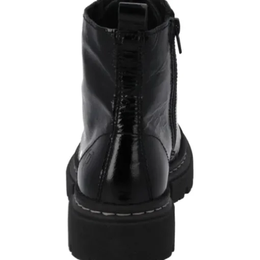 Palado Biak, Schnürstiefeletten, Damen, Schwarz Lack