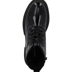 Palado Biak, Schnürstiefeletten, Damen, Schwarz Lack