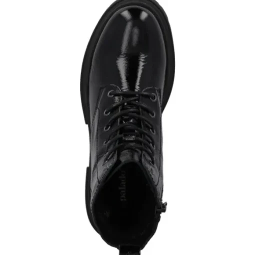 Palado Biak, Schnürstiefeletten, Damen, Schwarz Lack