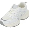 Palado Borgan, Sneakers Low, Damen, Weiß/Silber