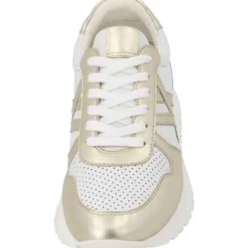 Palado Bradlix, Sneakers Low, Damen, Weiß/Gold