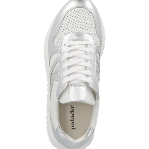 Palado Bradlix, Sneakers Low, Damen, Weiß/Silber