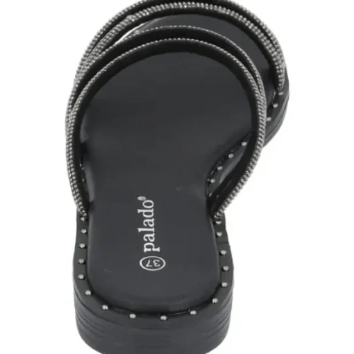 Palado Celleri, Pantoletten & Badeschuhe, Damen, Schwarz
