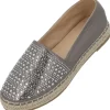 Palado Chesu by Sila Sahin, Espadrilles, Damen, Grau Metallic