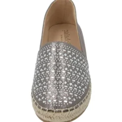 Palado Chesu by Sila Sahin, Espadrilles, Damen, Grau Metallic