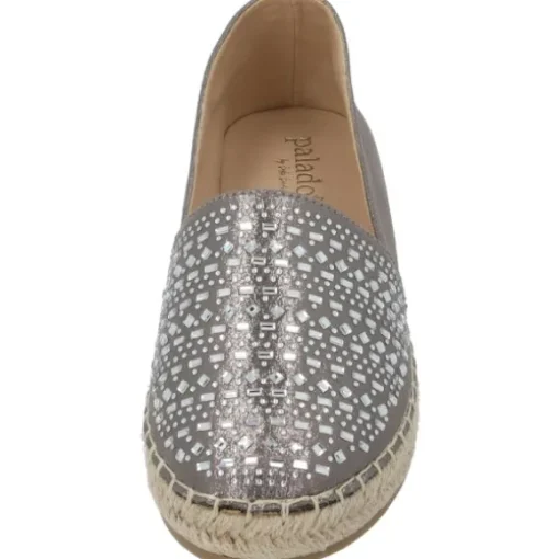 Palado Chesu by Sila Sahin, Espadrilles, Damen, Grau Metallic