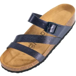 Palado Chios, Pantoletten, Damen, Print Blau