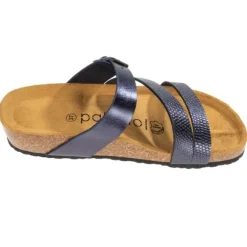 Palado Chios, Pantoletten, Damen, Print Blau