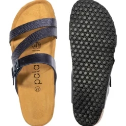 Palado Chios, Pantoletten, Damen, Print Blau