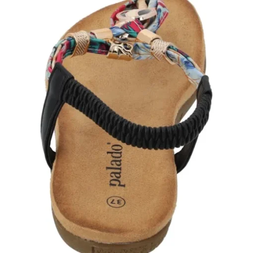 Palado Chriana, Riemchensandalen, Damen, Schwarz