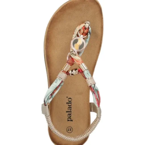 Palado Chriana, Riemchensandalen, Damen, Gold